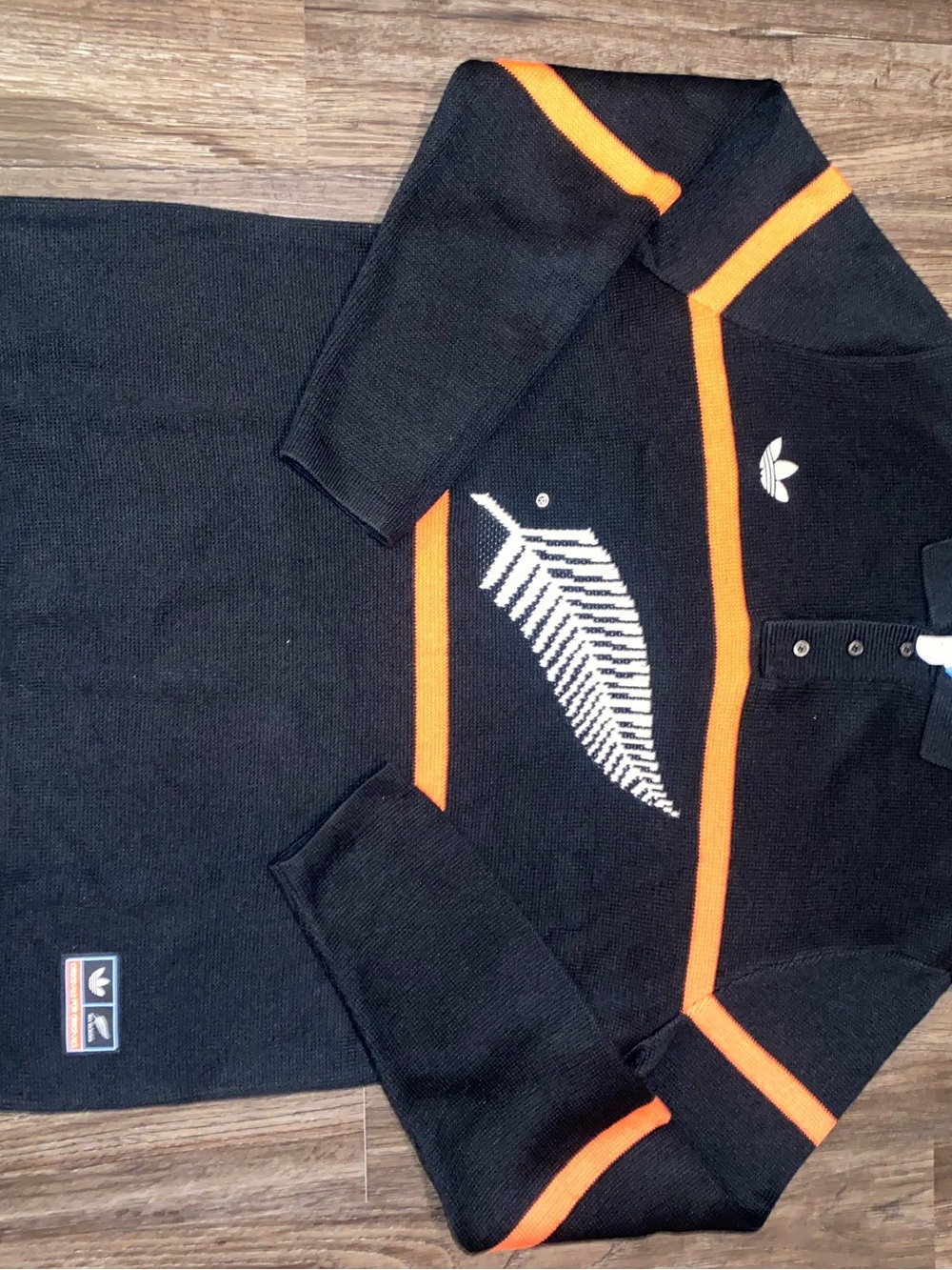ADIDAS ORIGINALS & ALL BLACKS KNITTED POLO - Picture 2 of 10
